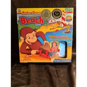 PBS Kids Curious George Discovery Beach Game 2009 3+ Board Game
